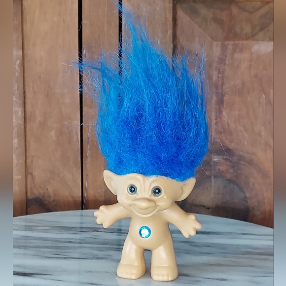 Treasure Troll Jeweled Blue - Picture 1 of 13